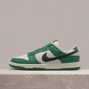 Nike Dunk Low Retro SE, Lottery Pack Malachite, limitowany drop, skóra, zielono-biały, unisex, DR9654-100