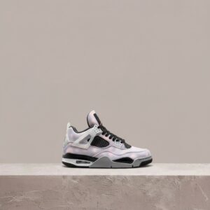 Sneakersy Air Jordan 4 Zen Master, tie-dye fiolet biel, skóra naturalna, Air-Sole, unisex, Phil Jackson drop, DH7138-506