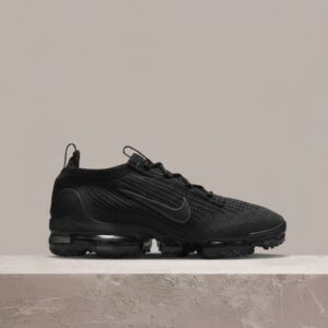 Air VaporMax 2021 Flyknit Triple Black, Nike, sylwetka unisex, czarna dzianina, Air na całej długości, drop 2021 DH4084-001
