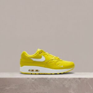 Nike Air Max 1 87 SP Supreme Speed Yellow, drop kolaboracyjny z Supreme, żółta kolorystyka, unisex, skóra HF8813-700