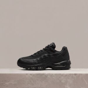 Nike Air Max 95 Big Bubble Black, czarna sylwetka, unisex, tekstyl, syntetyk, zamsz, sneakersy HM8755-001