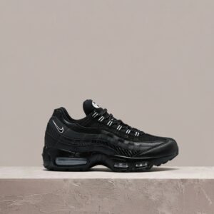 Air Max 95 Big Bubble, Nike, czarno srebrna kolorystyka, powiększona bąbelkowa poduszka Max Air, drop na sneakerheadów, męskie IR1474-010
