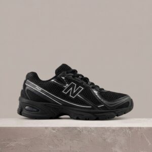 Sneakersy unisex New Balance 740v2 Black Grey Silver czarny U740BM2