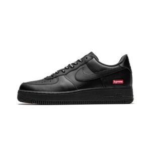 Air Force 1 Low, czarna kolorystyka, sneakersy unisex, skóra plus tekstylne wstawki, klasyczna sylwetka Nike CU9225-001