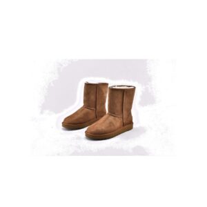 UGG Classic Short II, brąz, zamsz i futro, unisex drop, śniegowcowa klasyka na ulicę 1016223-CHE